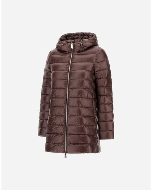 Herno Brown Resort A-Shape Jacket