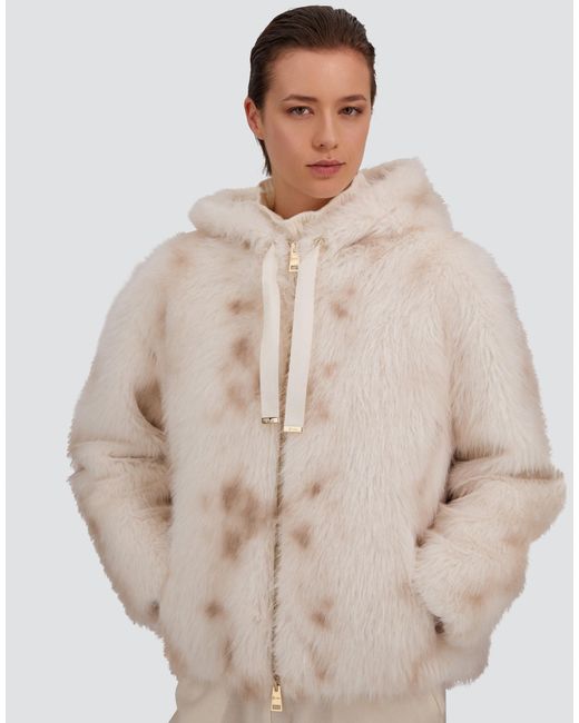 Herno Natural Lynx-Effect Fur-Touch Jacket