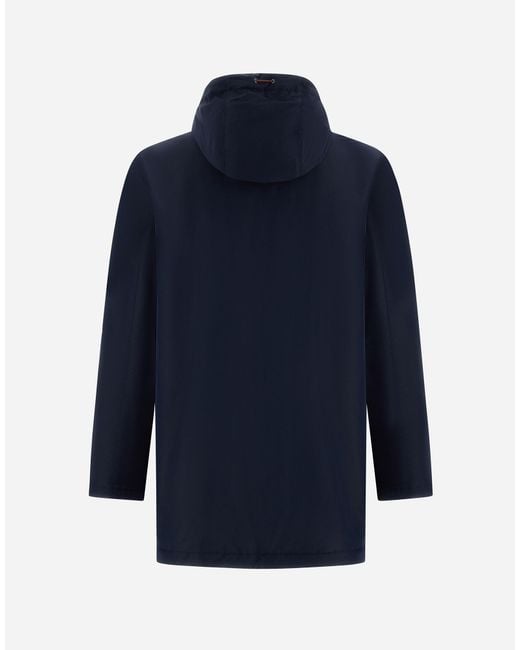 Herno Blue Reversible Parka for men
