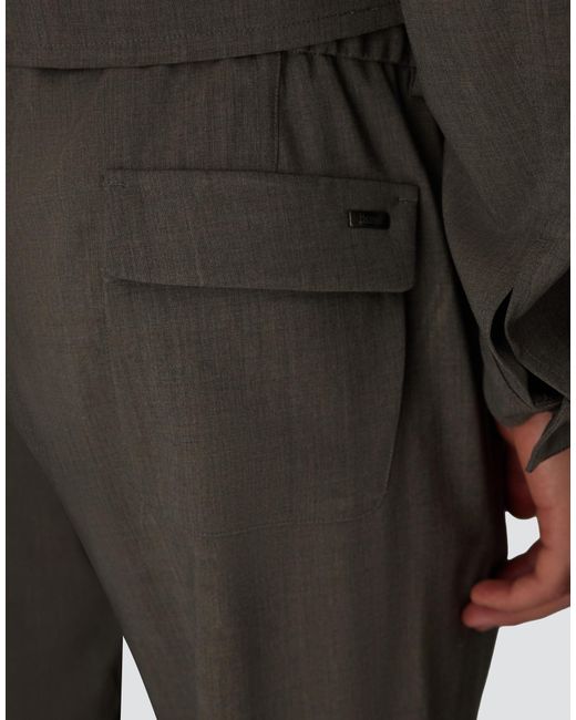 Herno Gray Trousers for men