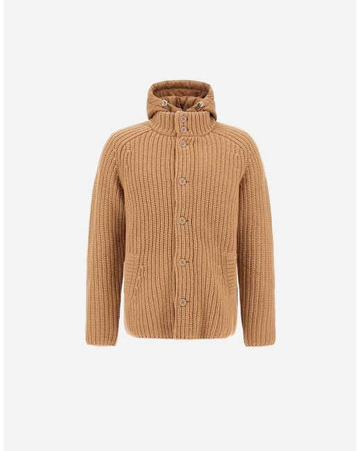 Herno Brown Cardigan for men