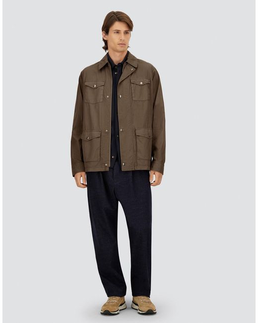 Field Jacket di Herno in Brown da Uomo