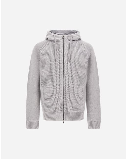 Herno Gray Resort Cardigan for men
