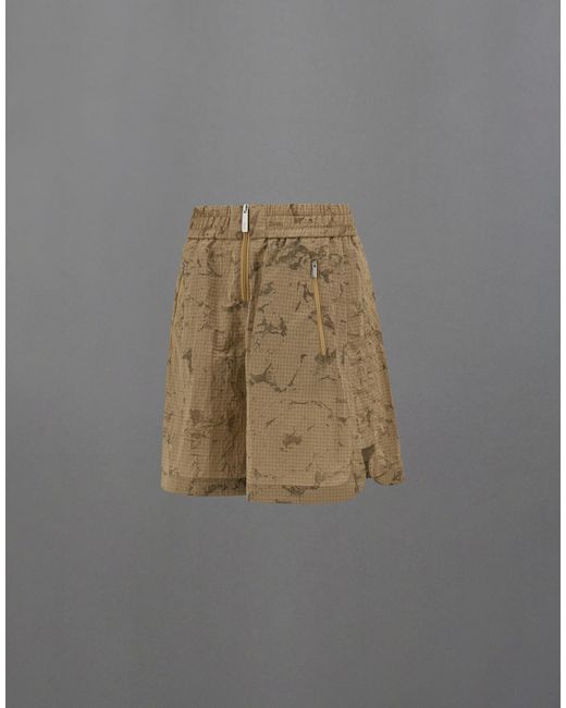 Herno Natural Laminar Shorts