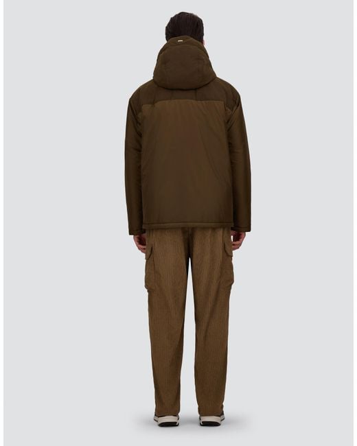 Herno Green Short Parka for men