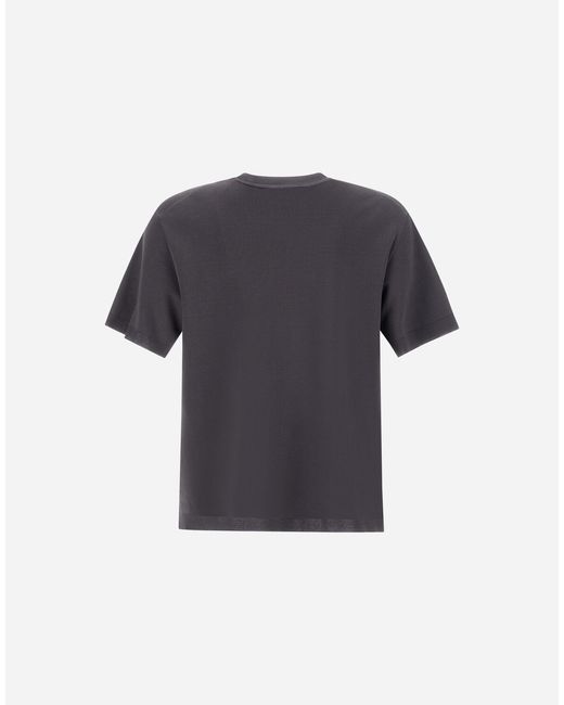 Herno Blue Jersey Knit Effect T-Shirt for men