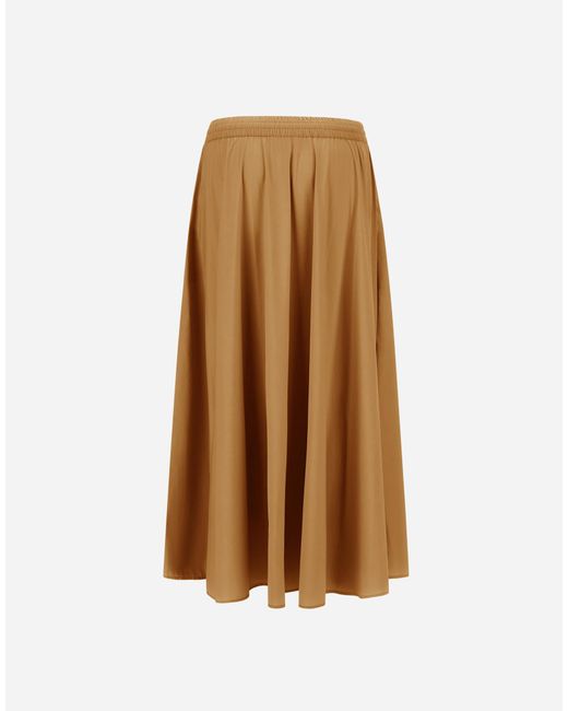 Herno Natural Light Nylon Stretch Skirt