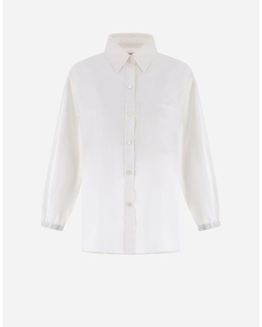 Herno White Cotton Shirt