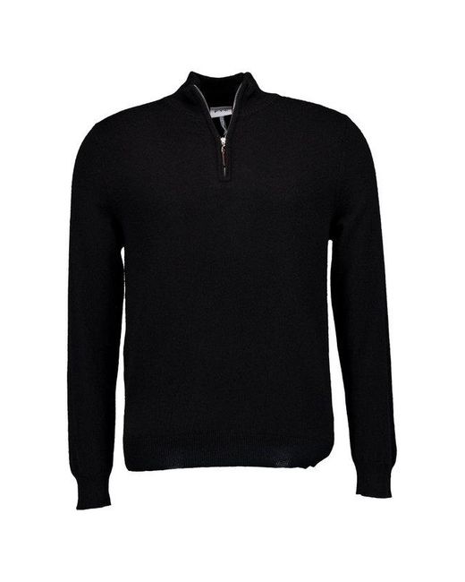 FTC Cashmere Herren Troyer Unifarben in Black für Herren