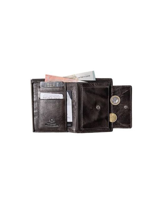 Camel Active Herren Geldbörse Leder in Black für Herren