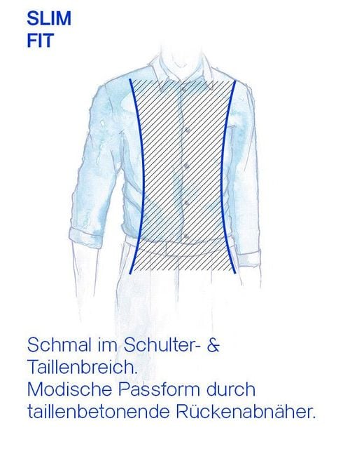 Hackett Herren Hemd Baumwolle Slim Fit in White für Herren