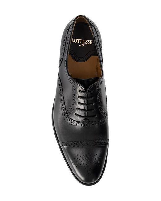 Lottusse Herren Schuhe Glattleder in Black für Herren