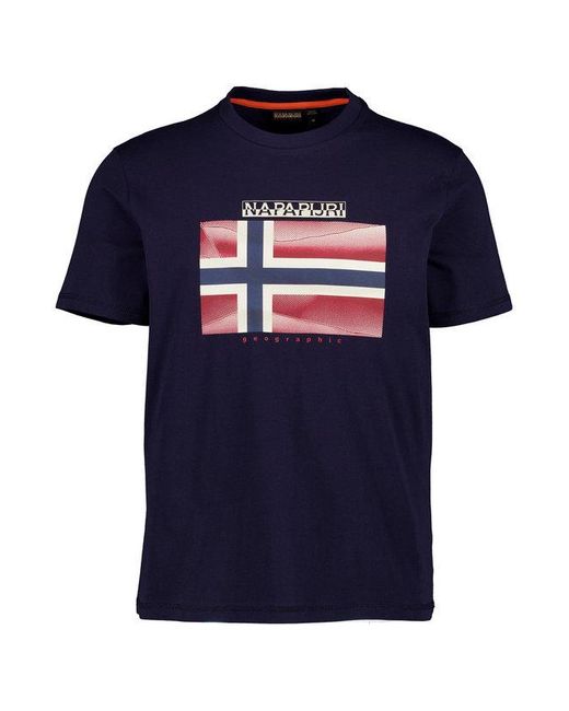 Napapijri Herren T-Shirt in Blue für Herren