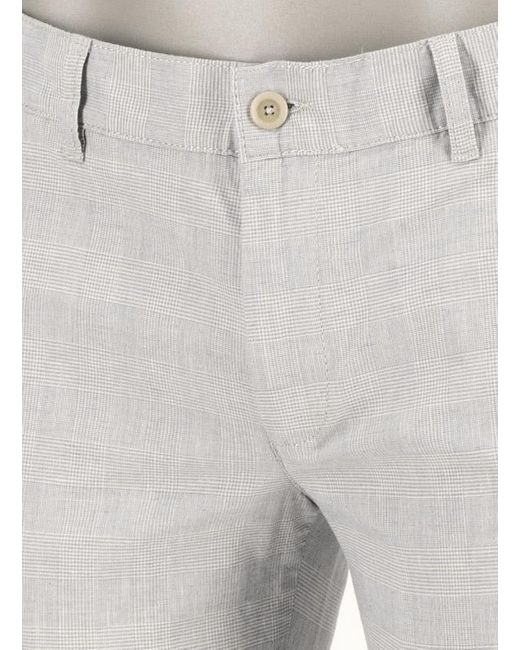 ALBERTO Herren Chino Kariert in Gray für Herren