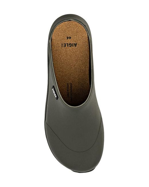 Aigle Herren Clog Gummi in Green für Herren