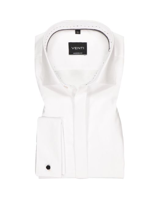 Venti Herren Hemd Kent in White für Herren