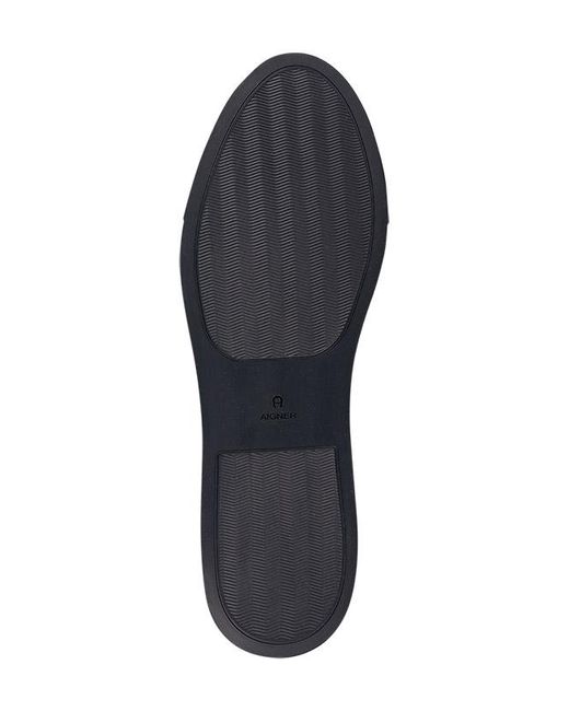 Aigner Herren Sneaker Glattleder in Black für Herren