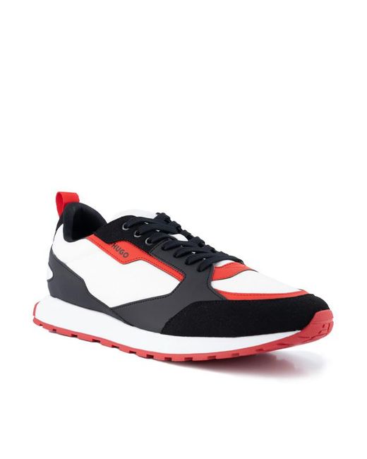 HUGO Herren Sneaker Textil & Canvas in White für Herren