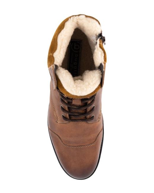 Bugatti Herren Schnürboots Braun, Cognac Glattleder in Brown für Herren