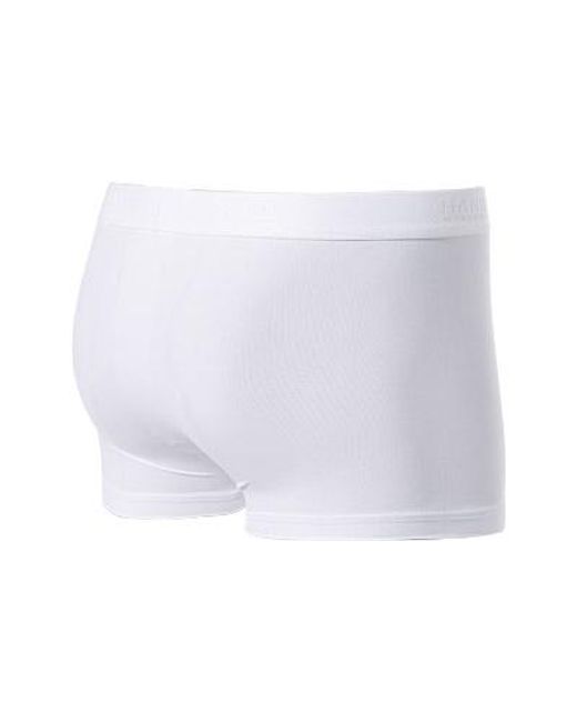 Hanro Herren Pants Baumwolle Unifarben in Black für Herren