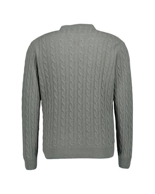North Sails Herren Pullover Unifarben in Gray für Herren