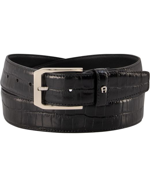 Aigner Herren Gürtel Leder in Black für Herren