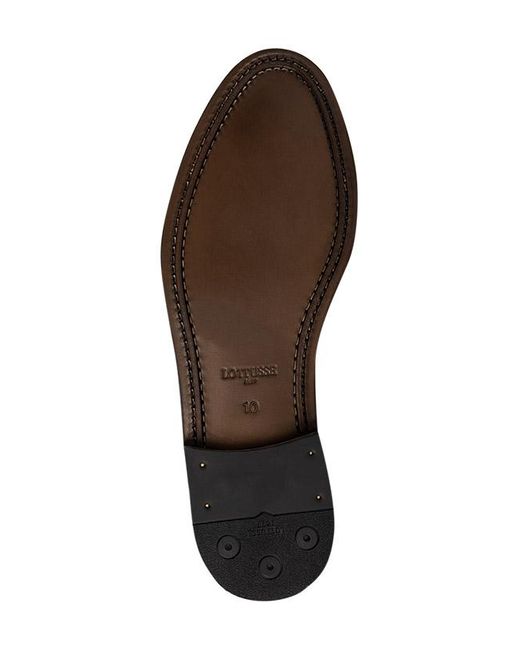 Lottusse Herren Loafer Glattleder in Black für Herren