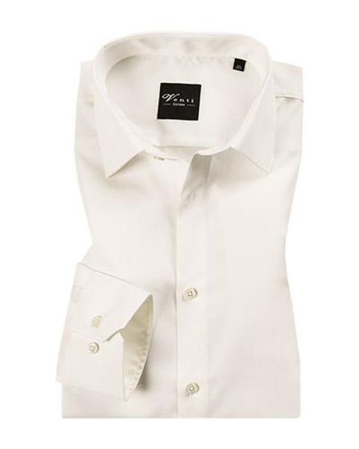 Venti Herren Hemd Kent in White für Herren