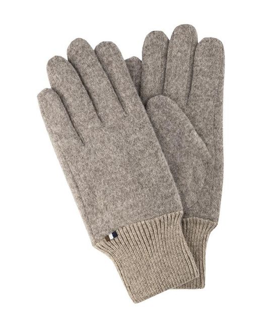 Bugatti Herren Handschuhe Textil Meliert in Gray für Herren
