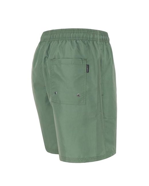 Bugatti Herren Badeshorts Unifarben in Green für Herren