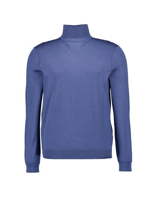 Bogner Herren Pullover Unifarben in Blue für Herren
