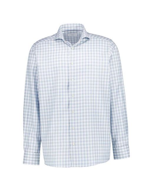 Eton of Sweden Herren Hemd Kariert in Blue für Herren