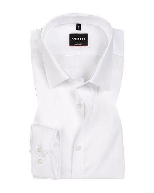 Venti Herren Hemd El in White für Herren