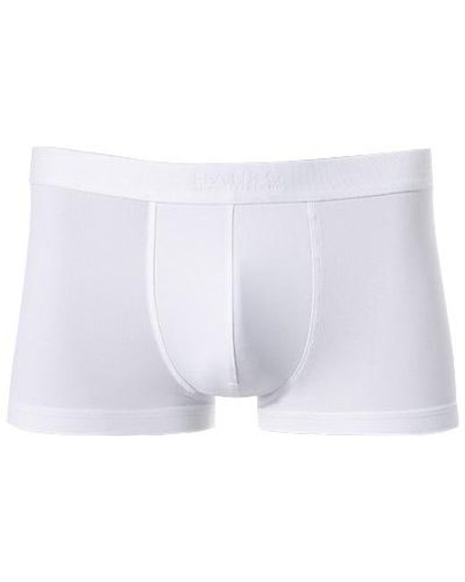 Hanro Herren Pants Baumwolle Unifarben in Black für Herren