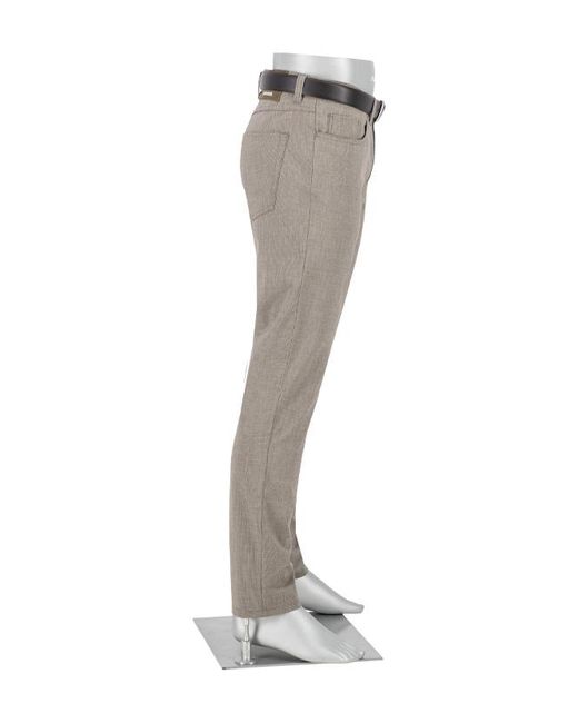 ALBERTO Herren Hose Meliert in Gray für Herren