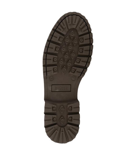 Aigle Herren Bootschuhe Glattleder in Brown für Herren