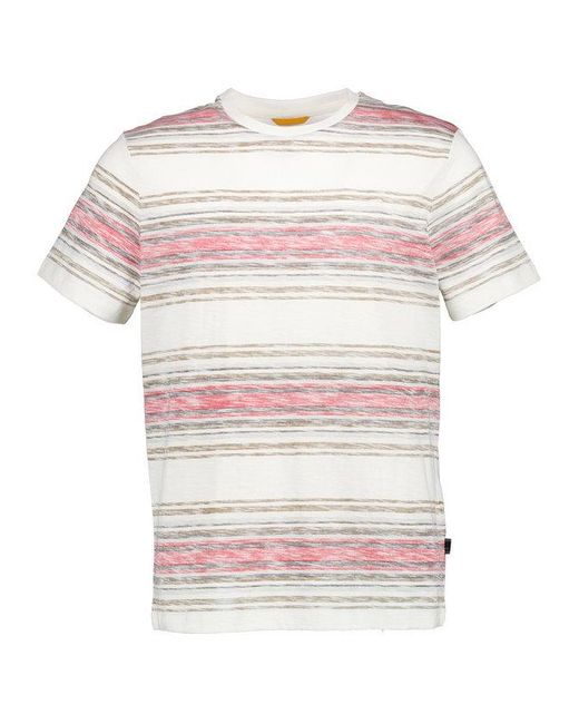 Camel Active Herren T-Shirt Gestreift in White für Herren