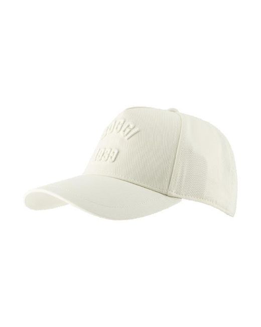 Boggi Herren Cap Baumwolle & Mix in White für Herren