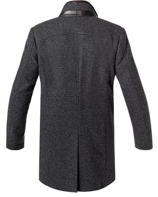 Cinque Herren Mantel Unifarben in Black für Herren