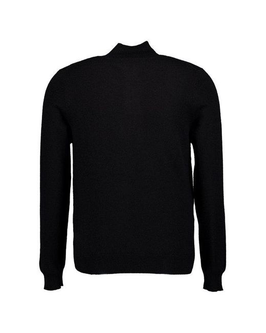 FTC Cashmere Herren Troyer Unifarben in Black für Herren