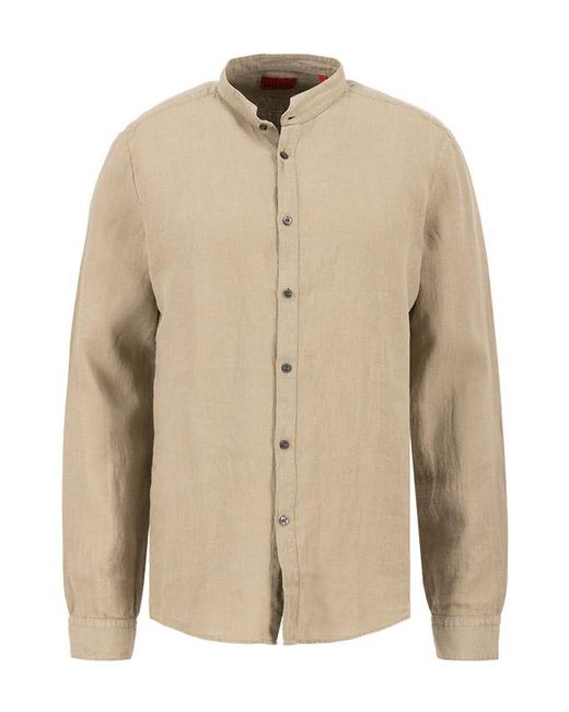 HUGO Herren Hemd Slim Fit in Natural für Herren