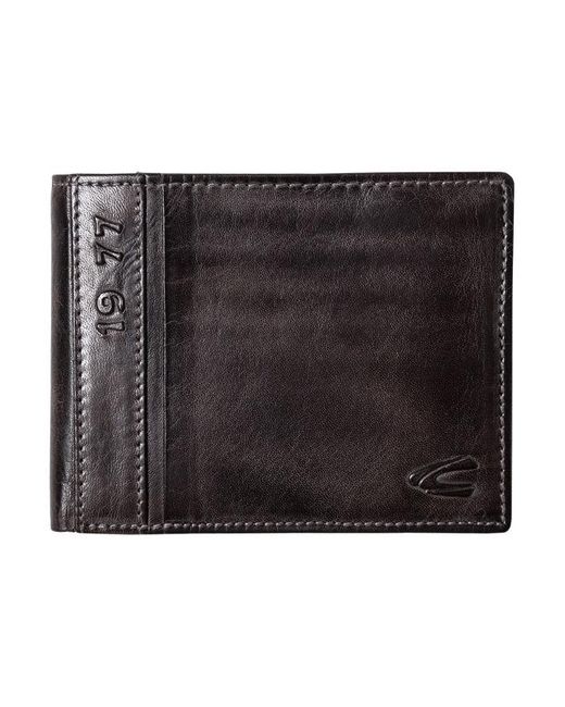 Camel Active Herren Geldbörse Leder in Black für Herren