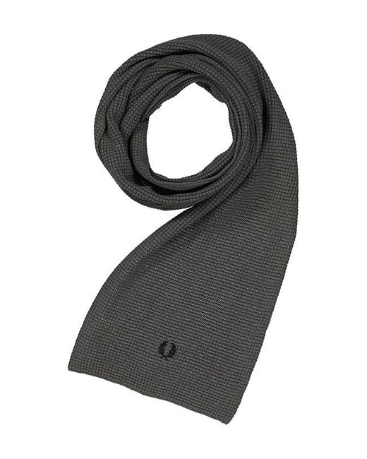 Fred Perry Herren Schal Baumwolle & Mix in Black für Herren