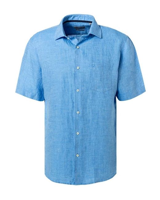 Pierre Cardin Kurzarmhemd in Blue für Herren