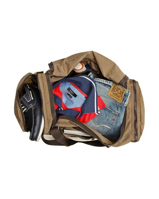 Camel Active Herren Reisetasche,Braun Mikrofaser/Nylon in Brown für Herren
