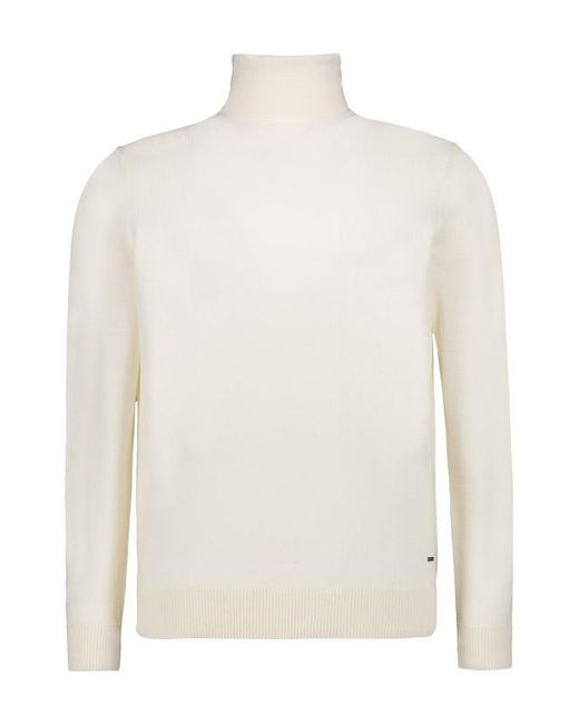 Joop! Herren Pullover Merinowolle in White für Herren