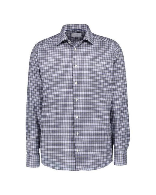 Eton of Sweden Herren Hemd Blau,Grau Slim Fit in Blue für Herren