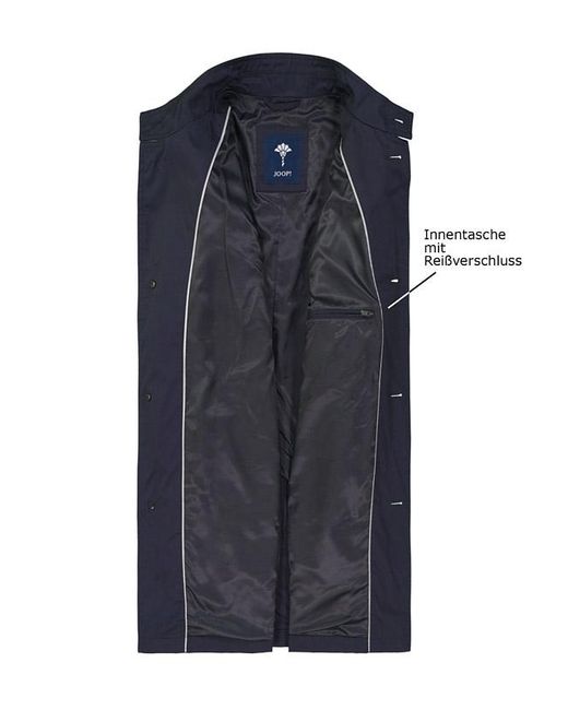Joop! Herren Mantel Unifarben in Blue für Herren