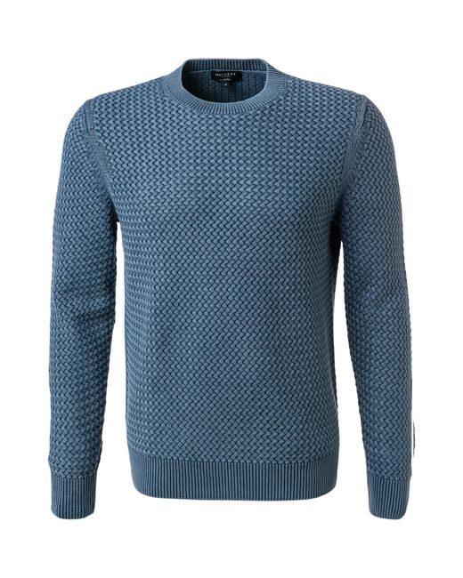 Hackett Herren Pullover Baumwolle Unifarben in Blue für Herren