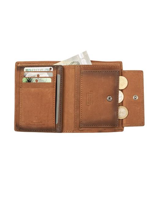 Camel Active Herren Geldbörse Braun, Cognac Nubuk in Brown für Herren